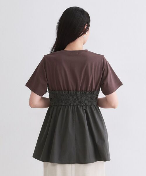 OPAQUE.CLIP / オペーク ドット クリップ カットソー | ビスチェドッキングカットソー【洗濯機OK】 | 詳細15