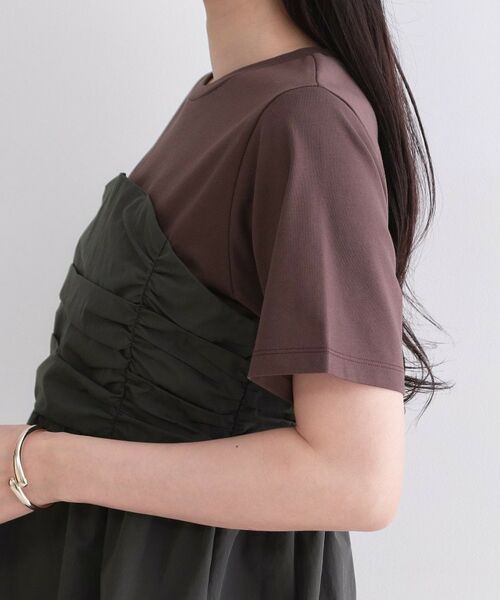 OPAQUE.CLIP / オペーク ドット クリップ カットソー | ビスチェドッキングカットソー【洗濯機OK】 | 詳細17