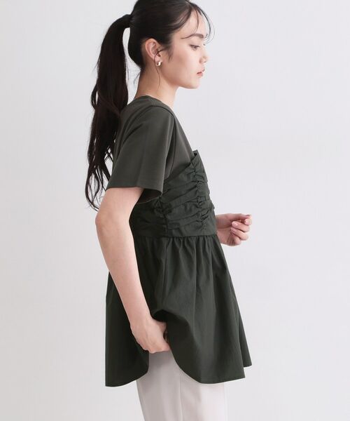 OPAQUE.CLIP / オペーク ドット クリップ カットソー | ビスチェドッキングカットソー【洗濯機OK】 | 詳細5