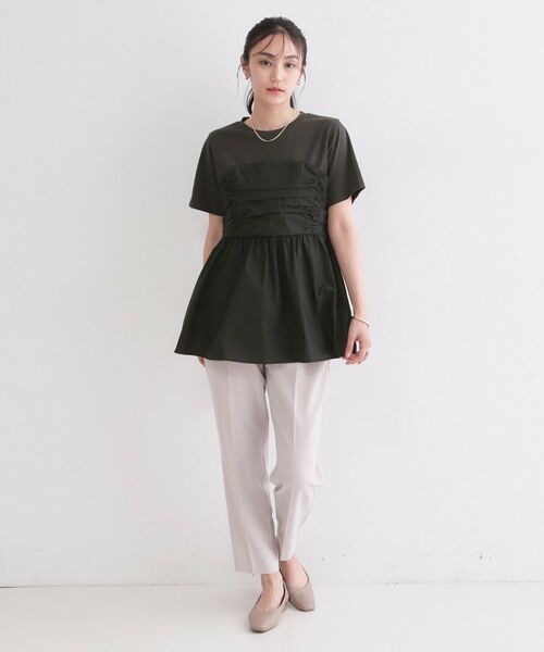 OPAQUE.CLIP / オペーク ドット クリップ カットソー | ビスチェドッキングカットソー【洗濯機OK】 | 詳細6