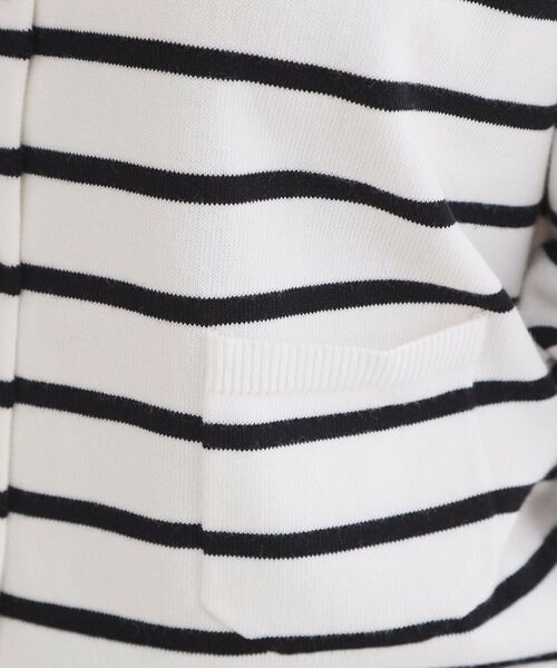 OPAQUE.CLIP / オペーク ドット クリップ カーディガン・ボレロ | ポケットクルーニットカーディガン／オーガニックコットン混【洗濯機OK】 | 詳細12