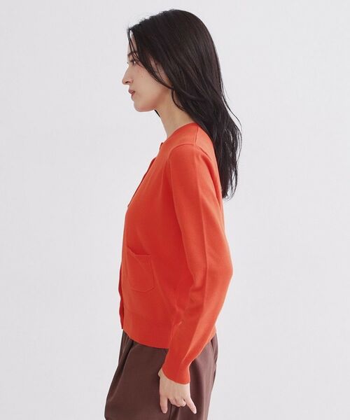 OPAQUE.CLIP / オペーク ドット クリップ カーディガン・ボレロ | ポケットクルーニットカーディガン／オーガニックコットン混【洗濯機OK】 | 詳細22