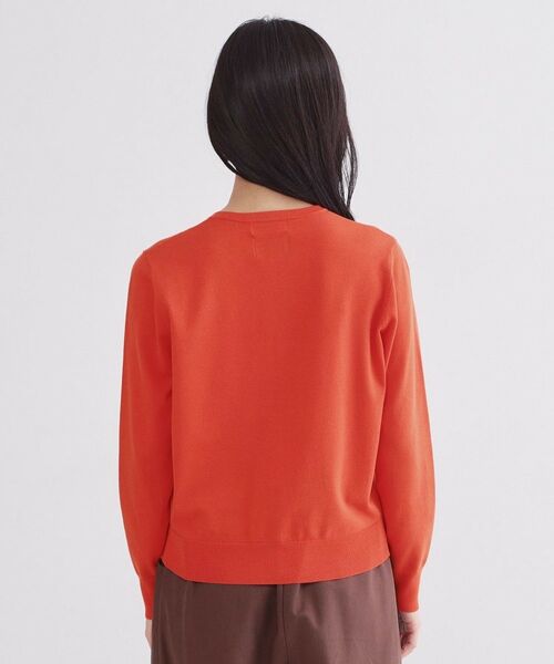 OPAQUE.CLIP / オペーク ドット クリップ カーディガン・ボレロ | ポケットクルーニットカーディガン／オーガニックコットン混【洗濯機OK】 | 詳細23