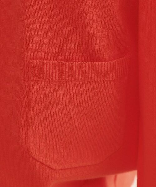 OPAQUE.CLIP / オペーク ドット クリップ カーディガン・ボレロ | ポケットクルーニットカーディガン／オーガニックコットン混【洗濯機OK】 | 詳細4