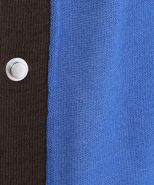 OPAQUE.CLIP / オペーク ドット クリップ カーディガン・ボレロ | 配色スナップニットカーディガン【洗濯機OK】 | 詳細12