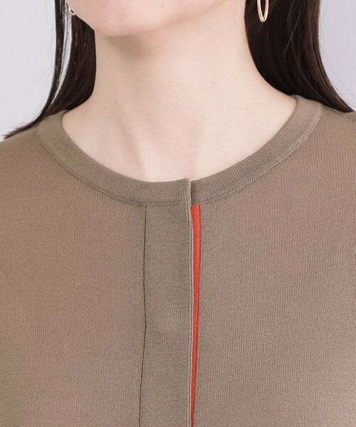 OPAQUE.CLIP / オペーク ドット クリップ カーディガン・ボレロ | 配色スナップニットカーディガン【洗濯機OK】 | 詳細16