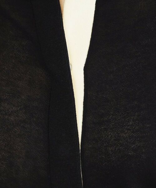 OPAQUE.CLIP / オペーク ドット クリップ カーディガン・ボレロ | 配色スナップニットカーディガン【洗濯機OK】 | 詳細4