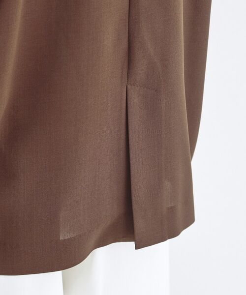 OPAQUE.CLIP / オペーク ドット クリップ テーラードジャケット | リネンライク5分袖テーラードジャケット【洗濯機OK／接触冷感／吸水速乾／防シワ】 | 詳細21