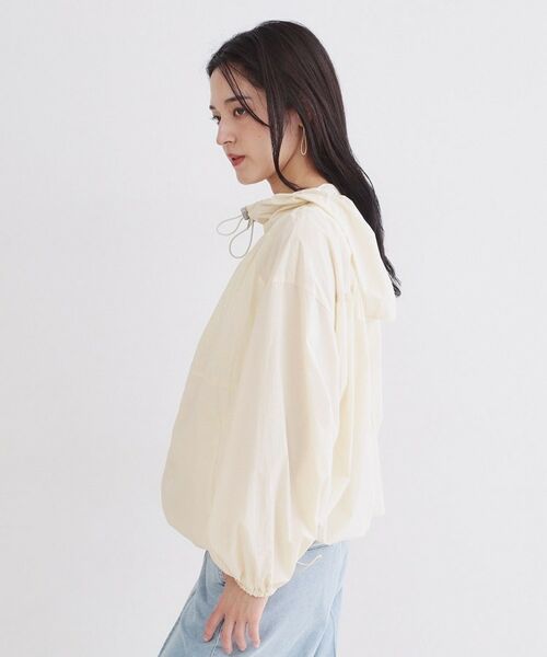 OPAQUE.CLIP / オペーク ドット クリップ レザーブルゾン・ジャケット | UV／撥水 ライトフーディブルゾン【洗濯機OK】 | 詳細11