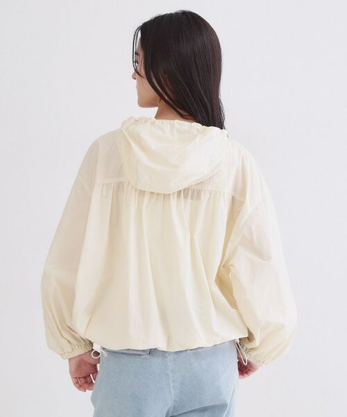 OPAQUE.CLIP / オペーク ドット クリップ レザーブルゾン・ジャケット | UV／撥水 ライトフーディブルゾン【洗濯機OK】 | 詳細12