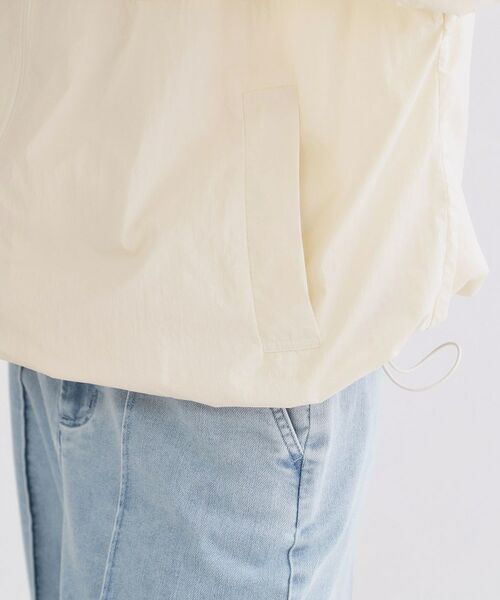 OPAQUE.CLIP / オペーク ドット クリップ レザーブルゾン・ジャケット | UV／撥水 ライトフーディブルゾン【洗濯機OK】 | 詳細17