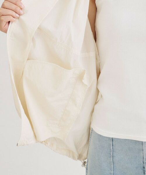 OPAQUE.CLIP / オペーク ドット クリップ レザーブルゾン・ジャケット | UV／撥水 ライトフーディブルゾン【洗濯機OK】 | 詳細18