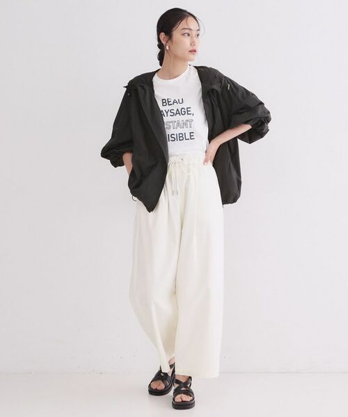 OPAQUE.CLIP / オペーク ドット クリップ レザーブルゾン・ジャケット | UV／撥水 ライトフーディブルゾン【洗濯機OK】 | 詳細2