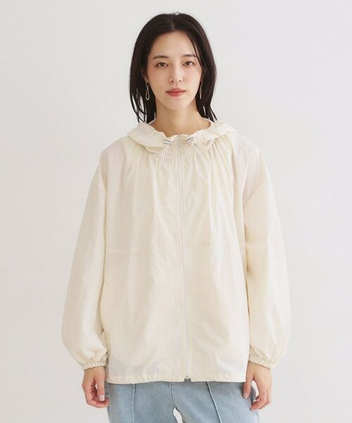 OPAQUE.CLIP / オペーク ドット クリップ レザーブルゾン・ジャケット | UV／撥水 ライトフーディブルゾン【洗濯機OK】 | 詳細20