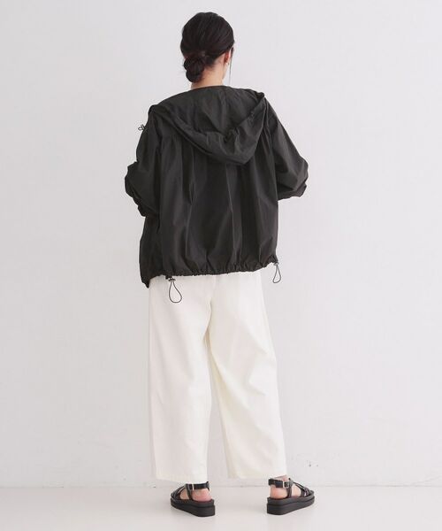 OPAQUE.CLIP / オペーク ドット クリップ レザーブルゾン・ジャケット | UV／撥水 ライトフーディブルゾン【洗濯機OK】 | 詳細3