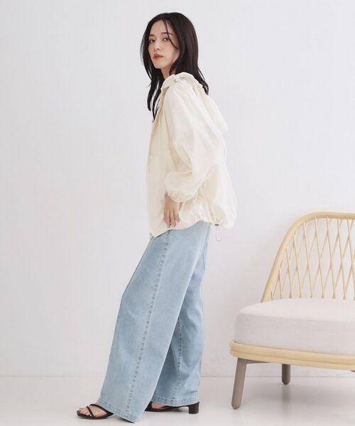 OPAQUE.CLIP / オペーク ドット クリップ レザーブルゾン・ジャケット | UV／撥水 ライトフーディブルゾン【洗濯機OK】 | 詳細8