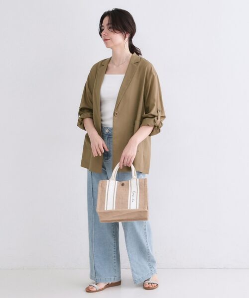 OPAQUE.CLIP / オペーク ドット クリップ テーラードジャケット | 2WAYスリーブシアーテーラードジャケット【洗濯機OK】 | 詳細12