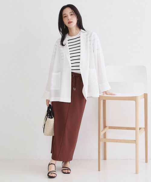 OPAQUE.CLIP / オペーク ドット クリップ テーラードジャケット | 2WAYスリーブシアーテーラードジャケット【洗濯機OK】 | 詳細4