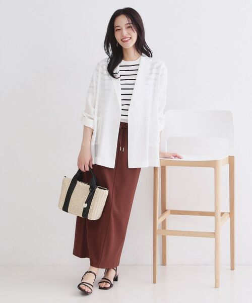 OPAQUE.CLIP / オペーク ドット クリップ テーラードジャケット | 2WAYスリーブシアーテーラードジャケット【洗濯機OK】 | 詳細5