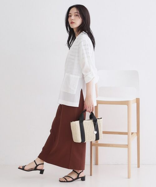 OPAQUE.CLIP / オペーク ドット クリップ テーラードジャケット | 2WAYスリーブシアーテーラードジャケット【洗濯機OK】 | 詳細6