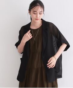 OPAQUE.CLIP / オペーク ドット クリップ テーラードジャケット | メッシュテーラードジャケット【洗濯機洗い可】