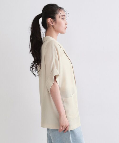 OPAQUE.CLIP / オペーク ドット クリップ テーラードジャケット | メッシュテーラードジャケット【洗濯機洗い可】 | 詳細10