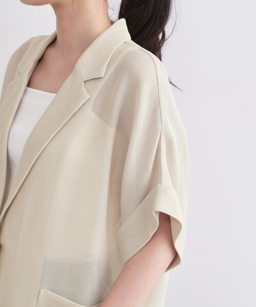 OPAQUE.CLIP / オペーク ドット クリップ テーラードジャケット | メッシュテーラードジャケット【洗濯機洗い可】 | 詳細13