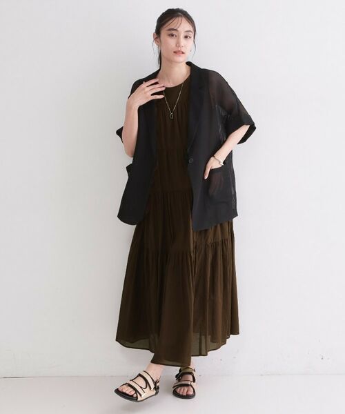 OPAQUE.CLIP / オペーク ドット クリップ テーラードジャケット | メッシュテーラードジャケット【洗濯機洗い可】 | 詳細2