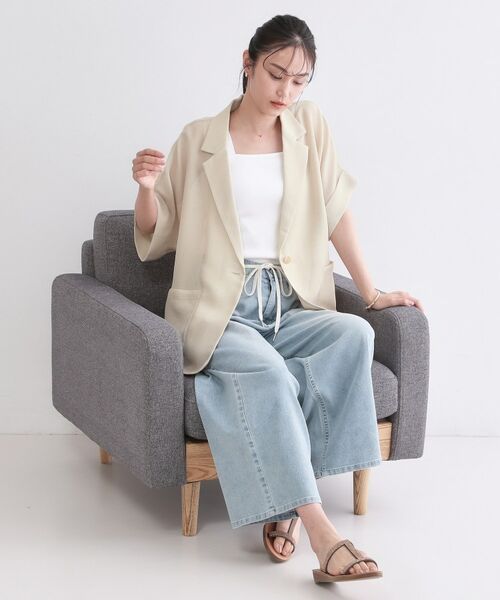 OPAQUE.CLIP / オペーク ドット クリップ テーラードジャケット | メッシュテーラードジャケット【洗濯機洗い可】 | 詳細6