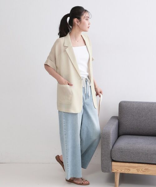 OPAQUE.CLIP / オペーク ドット クリップ テーラードジャケット | メッシュテーラードジャケット【洗濯機洗い可】 | 詳細7