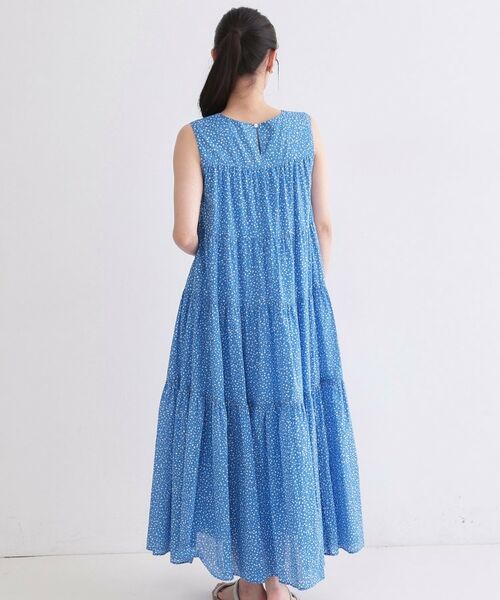 OPAQUE.CLIP / オペーク ドット クリップ ロング・マキシ丈ワンピース | ティアードサマードレス／オーガニックコットン混【洗濯機OK】 | 詳細23