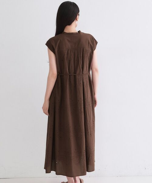 OPAQUE.CLIP / オペーク ドット クリップ ロング・マキシ丈ワンピース | インドコットンアイレット刺繍ワンピース【手洗い可】 | 詳細16