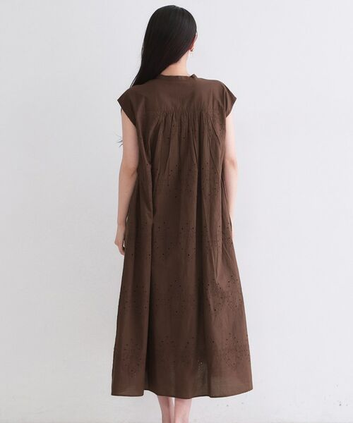 OPAQUE.CLIP / オペーク ドット クリップ ロング・マキシ丈ワンピース | インドコットンアイレット刺繍ワンピース【手洗い可】 | 詳細18