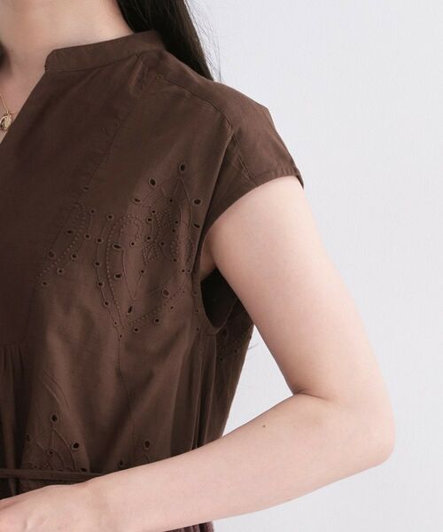 OPAQUE.CLIP / オペーク ドット クリップ ロング・マキシ丈ワンピース | インドコットンアイレット刺繍ワンピース【手洗い可】 | 詳細20