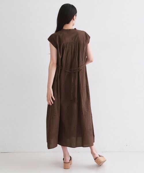 OPAQUE.CLIP / オペーク ドット クリップ ロング・マキシ丈ワンピース | インドコットンアイレット刺繍ワンピース【手洗い可】 | 詳細5