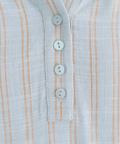 OPAQUE.CLIP / オペーク ドット クリップ ロング・マキシ丈ワンピース | レーヨン／麻キーネックロングワンピース【洗える】 | 詳細12