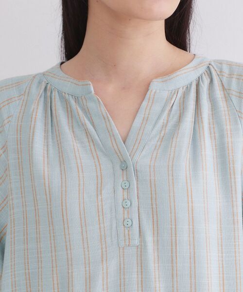 OPAQUE.CLIP / オペーク ドット クリップ ロング・マキシ丈ワンピース | レーヨン／麻キーネックロングワンピース【洗える】 | 詳細16