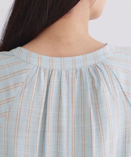 OPAQUE.CLIP / オペーク ドット クリップ ロング・マキシ丈ワンピース | レーヨン／麻キーネックロングワンピース【洗える】 | 詳細17