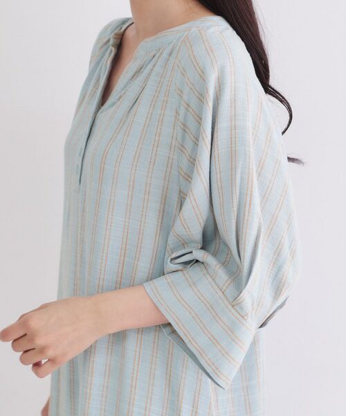 OPAQUE.CLIP / オペーク ドット クリップ ロング・マキシ丈ワンピース | レーヨン／麻キーネックロングワンピース【洗える】 | 詳細18