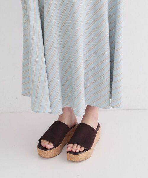 OPAQUE.CLIP / オペーク ドット クリップ ロング・マキシ丈ワンピース | レーヨン／麻キーネックロングワンピース【洗える】 | 詳細20