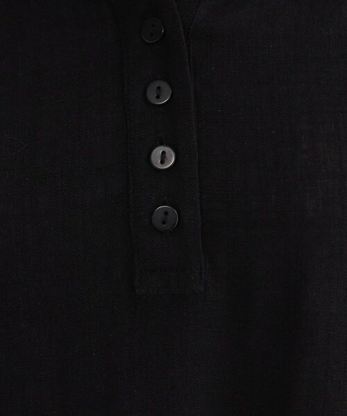 OPAQUE.CLIP / オペーク ドット クリップ ロング・マキシ丈ワンピース | レーヨン／麻キーネックロングワンピース【洗える】 | 詳細4