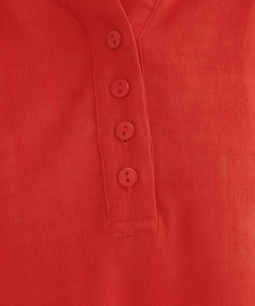 OPAQUE.CLIP / オペーク ドット クリップ ロング・マキシ丈ワンピース | レーヨン／麻キーネックロングワンピース【洗える】 | 詳細8