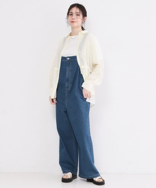 OPAQUE.CLIP / オペーク ドット クリップ サロペット・オールインワン | デニムサロペット【洗濯機ＯＫ】 | 詳細6