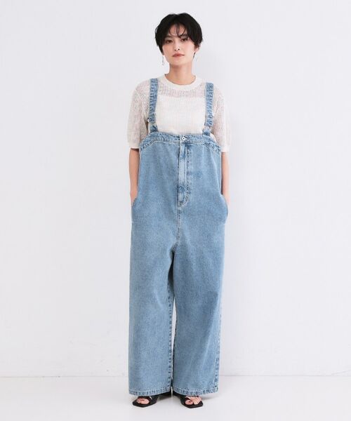 OPAQUE.CLIP / オペーク ドット クリップ サロペット・オールインワン | デニムサロペット【洗濯機ＯＫ】 | 詳細9