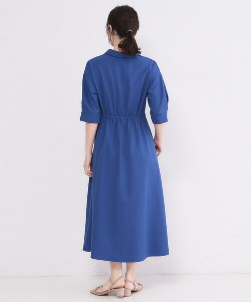 OPAQUE.CLIP / オペーク ドット クリップ ロング・マキシ丈ワンピース | ウエストタック フレアワンピース【洗濯機OK／イージーアイロン】 | 詳細15