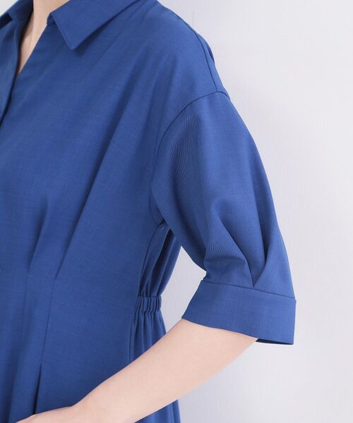 OPAQUE.CLIP / オペーク ドット クリップ ロング・マキシ丈ワンピース | ウエストタック フレアワンピース【洗濯機OK／イージーアイロン】 | 詳細17