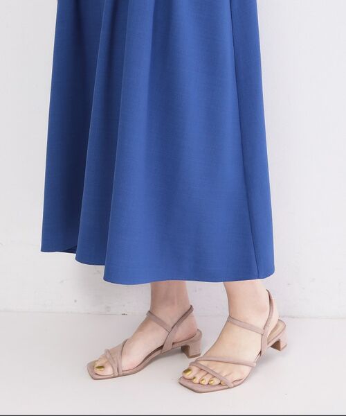 OPAQUE.CLIP / オペーク ドット クリップ ロング・マキシ丈ワンピース | ウエストタック フレアワンピース【洗濯機OK／イージーアイロン】 | 詳細19