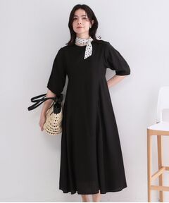 OPAQUE.CLIP / オペーク ドット クリップ ロング・マキシ丈ワンピース | 切り替えデザインフレアワンピース【洗濯機OK】