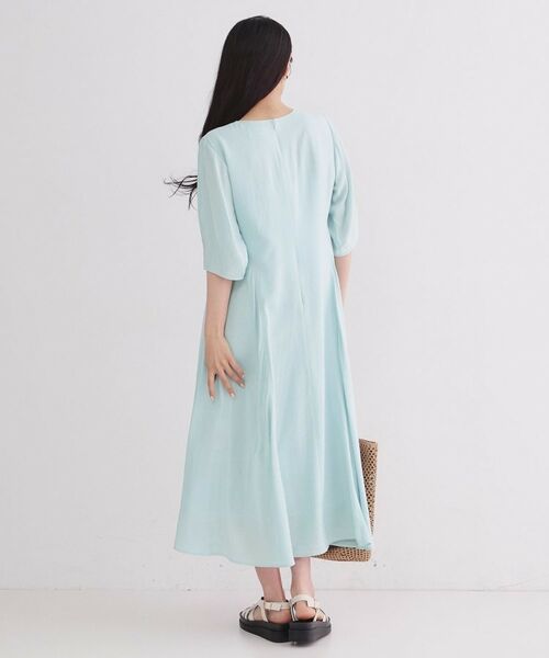 OPAQUE.CLIP / オペーク ドット クリップ ロング・マキシ丈ワンピース | 切り替えデザインフレアワンピース【洗濯機OK】 | 詳細11