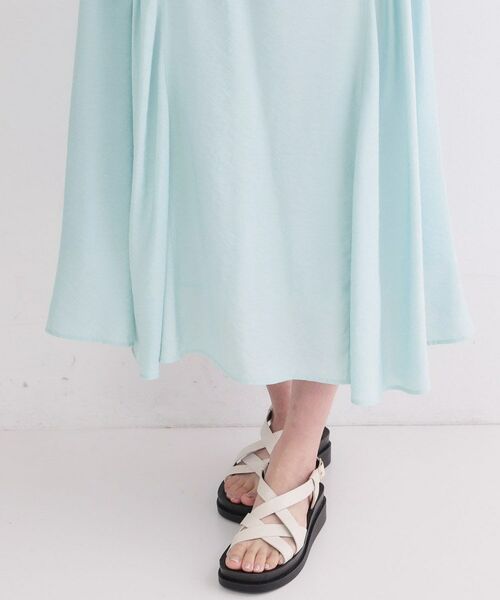 OPAQUE.CLIP / オペーク ドット クリップ ロング・マキシ丈ワンピース | 切り替えデザインフレアワンピース【洗濯機OK】 | 詳細19